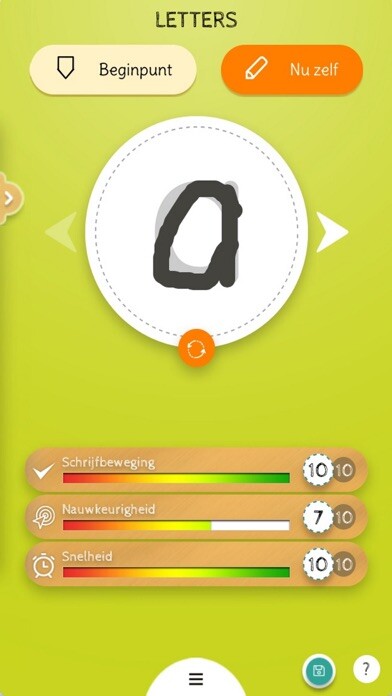 Emulate iPhone app Schrijven leer je zo! using MyAndroid