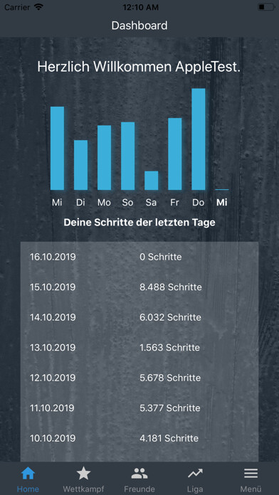 Emulate iPhone app Schrittmeister using MyAndroid Emulate iPhone app Schrittmeister using MyAndroid