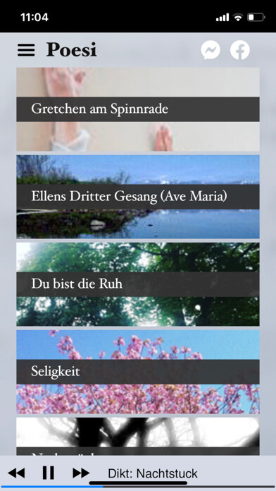 Emulate iPhone app SchubertAppen using MyAndroid