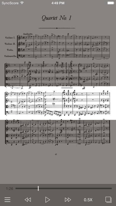 Emulate iPhone app Schubert String Quartets using MyAndroid Emulate iPhone app Schubert String Quartets using MyAndroid