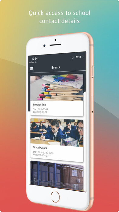 Emulate iPhone app Schudio School App using MyAndroid