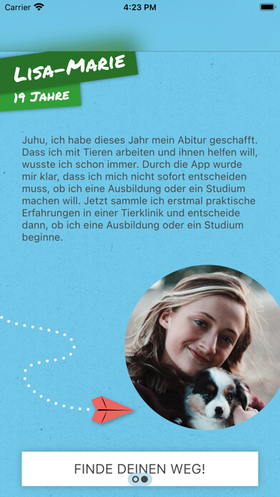 Emulate iPhone app Schule - Was dann? using MyAndroid Emulate iPhone app Schule - Was dann? using MyAndroid