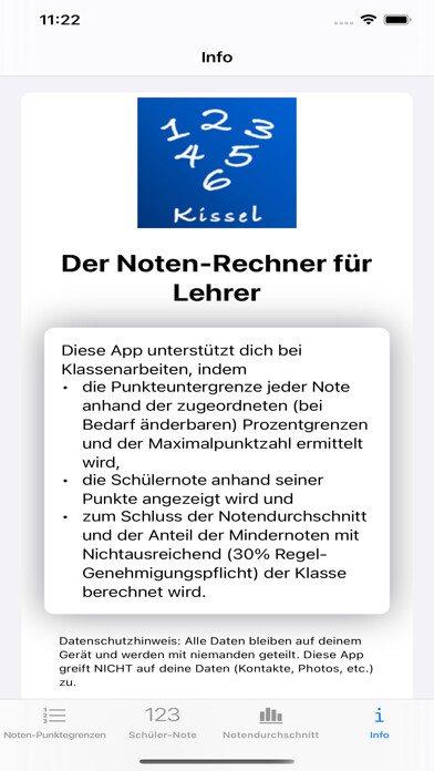 Emulate iPhone app Schulnoten-Rechner für Lehrer using MyAndroid Emulate iPhone app Schulnoten-Rechner für Lehrer using MyAndroid
