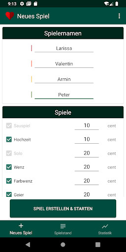 Run android online APK Schwachkopf - Der Schafkopf Rechner from MyAndroid or emulate Schwachkopf - Der Schafkopf Rechner using MyAndroid