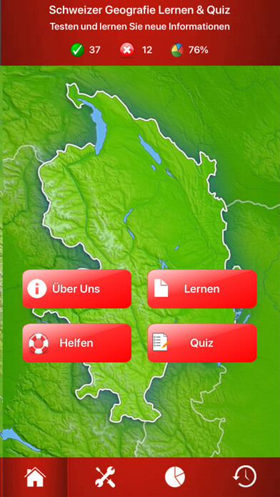 Emulate iPhone app Schweizer Geographie Quiz using MyAndroid Emulate iPhone app Schweizer Geographie Quiz using MyAndroid