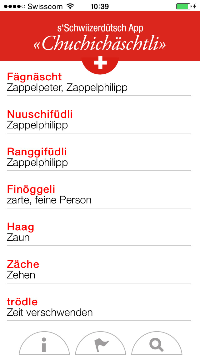 Emulate iPhone app Schwiizerdütsch using MyAndroid Emulate iPhone app Schwiizerdütsch using MyAndroid