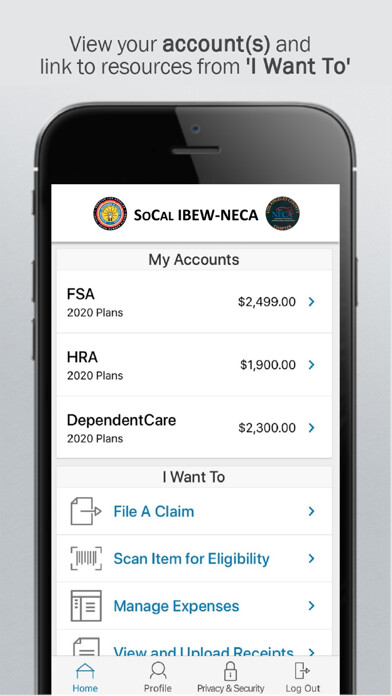 Emulate iPhone app SC IBEW-NECA HRA using MyAndroid Emulate iPhone app SC IBEW-NECA HRA using MyAndroid