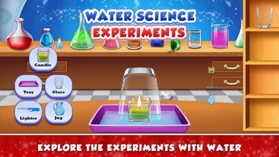 Emulate iPhone app Science Experiment with Water using MyAndroid