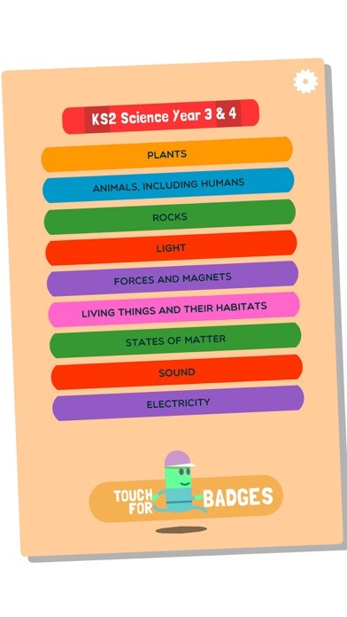 Emulate iPhone app Science KS2 Years 3 and 4 using MyAndroid Emulate iPhone app Science KS2 Years 3 and 4 using MyAndroid