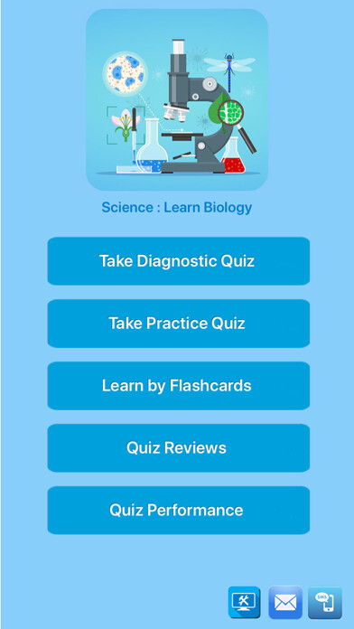 Emulate iPhone app Science : Learn Biology using MyAndroid