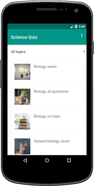 Run android online APK Science Quiz from MyAndroid or emulate Science Quiz using MyAndroid