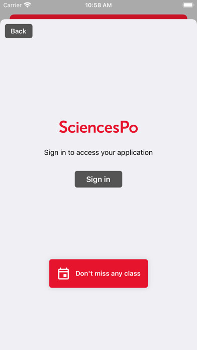 Emulate iPhone app Sciences Po using MyAndroid Emulate iPhone app Sciences Po using MyAndroid