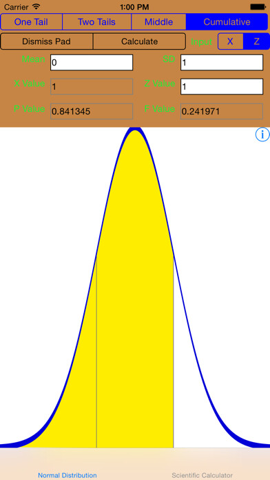 Emulate iPhone app Scientific Calculator With Normal/Gaussian Distribution using MyAndroid Emulate iPhone app Scientific Calculator With Normal/Gaussian Distribution using MyAndroid