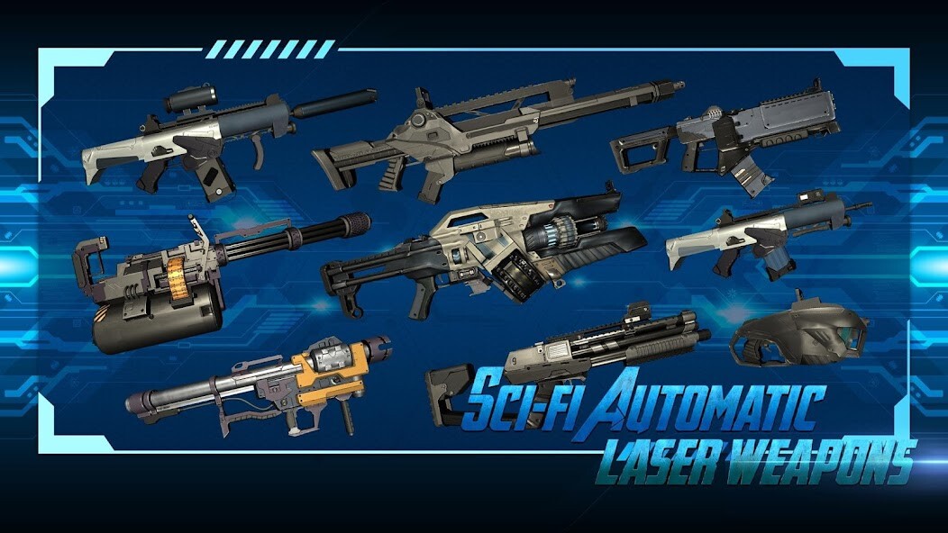 Run android online APK Sci-fi automatic laser weapons simulator from MyAndroid or emulate Sci-fi automatic laser weapons simulator using MyAndroid