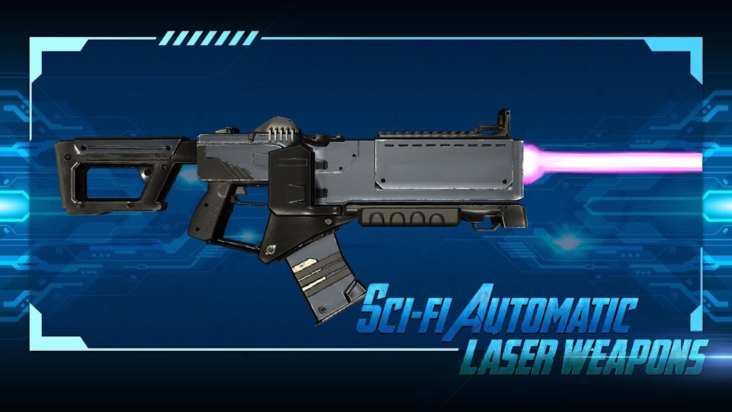 Emulate Sci-fi automatic laser weapons simulator from MyAndroid or run Sci-fi automatic laser weapons simulator using MyAndroid