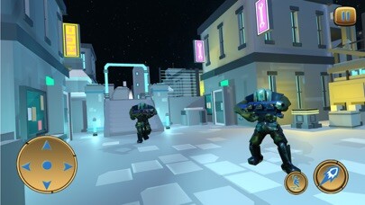 Emulate iPhone app Scifi Robot War Shooting Game using MyAndroid Emulate iPhone app Scifi Robot War Shooting Game using MyAndroid