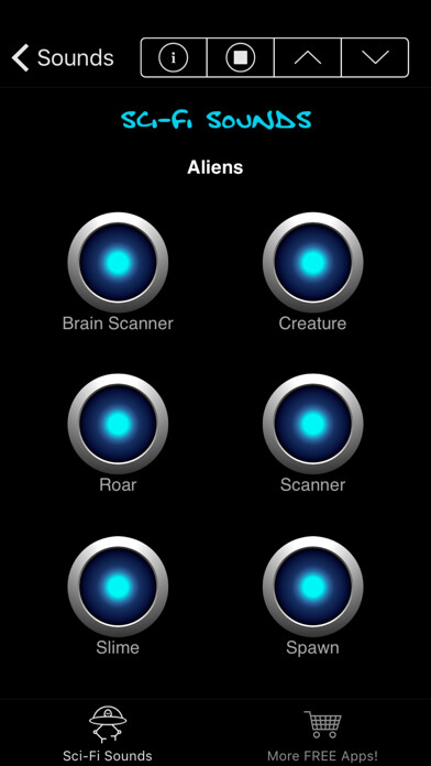 Emulate iPhone app Sci-Fi Sounds & Noises using MyAndroid Emulate iPhone app Sci-Fi Sounds & Noises using MyAndroid