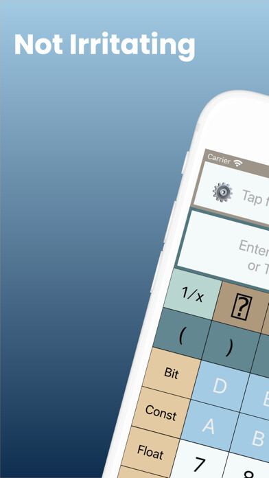 Emulate iPhone app SciHex Calculator using MyAndroid