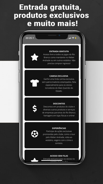 Emulate iPhone app Sócio Capa Preta – Rio Branco using MyAndroid