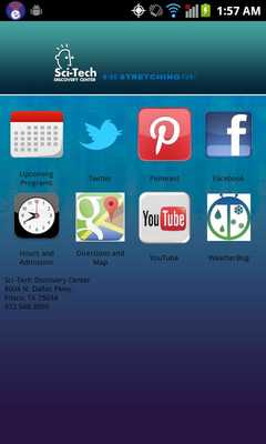 Emulate Android APK Sci-Tech Discovery Center