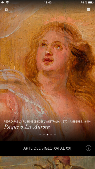 Emulate iPhone app SC Museo Belas Artes da Coruña using MyAndroid