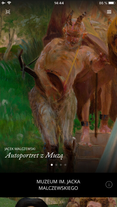 Emulate iPhone app SC Museum of Malczewski using MyAndroid