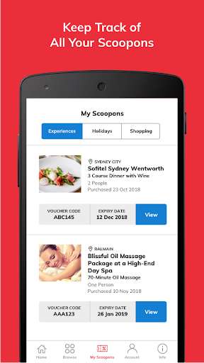 Run android online APK Scoopon Deals from MyAndroid or emulate Scoopon Deals using MyAndroid