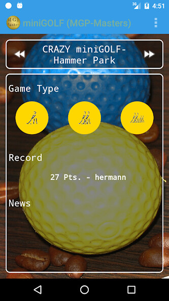 Run android online APK Scorecard MiniGolf MGP-Masters from MyAndroid or emulate Scorecard MiniGolf MGP-Masters using MyAndroid