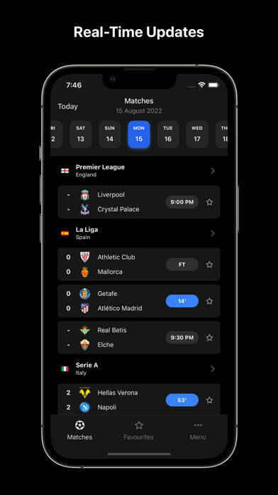 Emulate iPhone app Scoreify: Live Football Scores using MyAndroid Emulate iPhone app Scoreify: Live Football Scores using MyAndroid