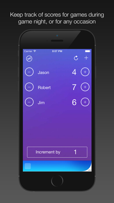 Emulate iPhone app ScoreKeeper - Keep track of your scores for any board or card game using MyAndroid Emulate iPhone app ScoreKeeper - Keep track of your scores for any board or card game using MyAndroid