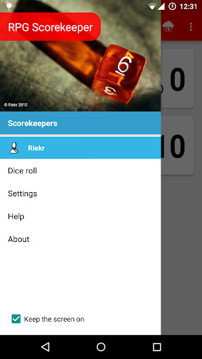 Emulate Android APK Scorekeeper RPG