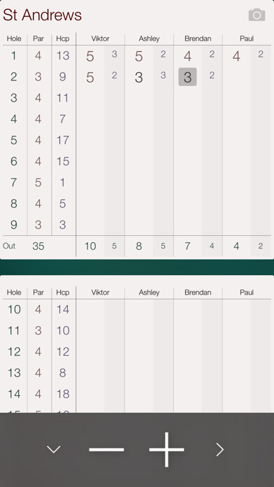 Emulate iPhone app Score Keeper - Stableford using MyAndroid Emulate iPhone app Score Keeper - Stableford using MyAndroid