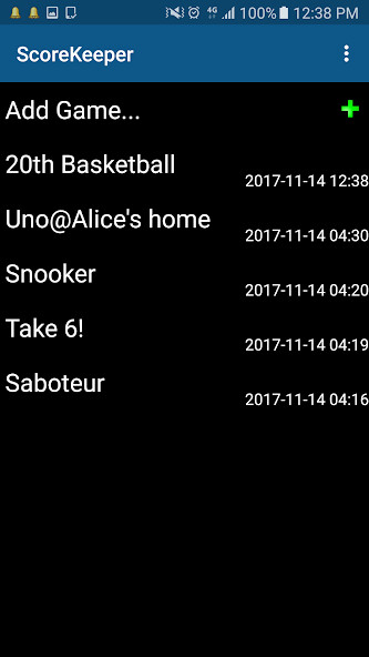 Run android online APK Score Manager (Scorekeeper) from MyAndroid or emulate Score Manager (Scorekeeper) using MyAndroid