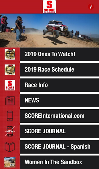 Emulate iPhone app SCORE Off-Road Racing using MyAndroid