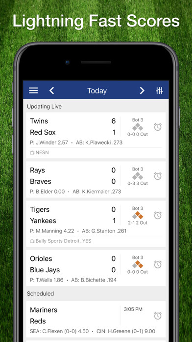 Emulate iPhone app Scores App: for MLB Baseball using MyAndroid Emulate iPhone app Scores App: for MLB Baseball using MyAndroid
