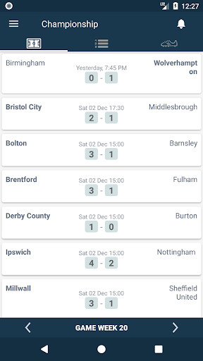 Run android online APK Scores for Championship. England 2 Football League from MyAndroid or emulate Scores for Championship. England 2 Football League using MyAndroid