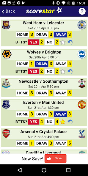 Run android online APK Scorestar - Predict the Premier League! from MyAndroid or emulate Scorestar - Predict the Premier League! using MyAndroid Run android online APK Scorestar - Predict the Premier League! from MyAndroid or emulate Scorestar - Predict the Premier League! using MyAndroid