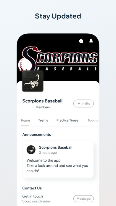 Emulate iPhone app Scorpions Baseball Academy using MyAndroid Emulate iPhone app Scorpions Baseball Academy using MyAndroid