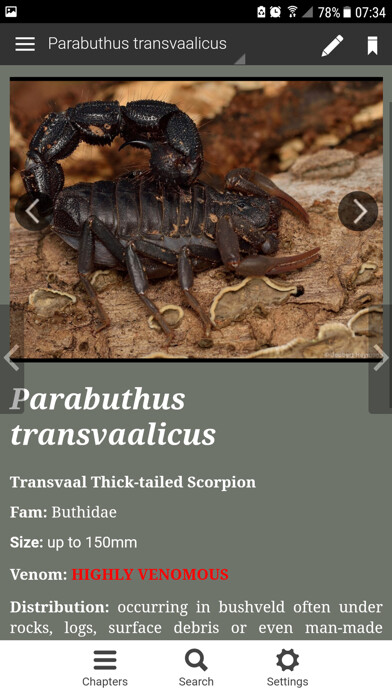 Emulate iPhone app Scorpions of Zimbawe using MyAndroid