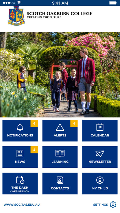 Emulate iPhone app Scotch Oakburn College using MyAndroid