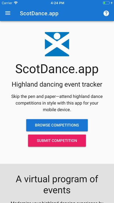 Emulate iPhone app ScotDance using MyAndroid