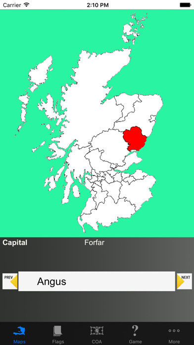 Emulate iPhone app Scotland Council Maps and Capitals using MyAndroid Emulate iPhone app Scotland Council Maps and Capitals using MyAndroid