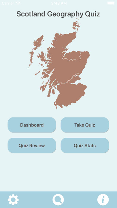 Emulate iPhone app Scotland Geography Quiz using MyAndroid Emulate iPhone app Scotland Geography Quiz using MyAndroid