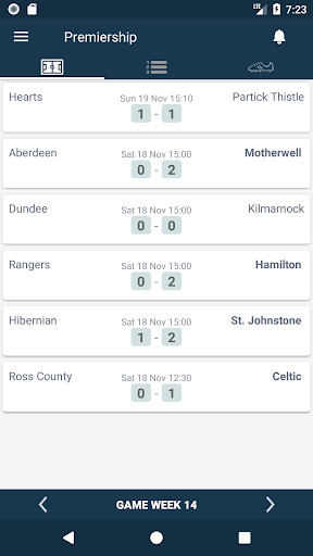 Run android online APK Scotland Premiership - Scottish Premier League from MyAndroid or emulate Scotland Premiership - Scottish Premier League using MyAndroid