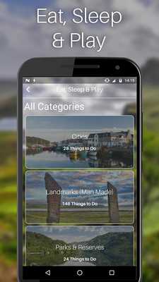Emulate Android APK Scotland Travel Guide