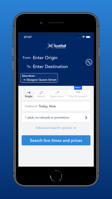 Emulate iPhone app ScotRail Train Times & Tickets using MyAndroid Emulate iPhone app ScotRail Train Times & Tickets using MyAndroid