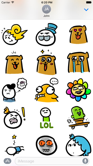Emulate iPhone app Scottecs Ciaone Stickers using MyAndroid Emulate iPhone app Scottecs Ciaone Stickers using MyAndroid