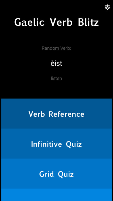 Emulate iPhone app Scottish Gaelic Verb Blitz using MyAndroid Emulate iPhone app Scottish Gaelic Verb Blitz using MyAndroid