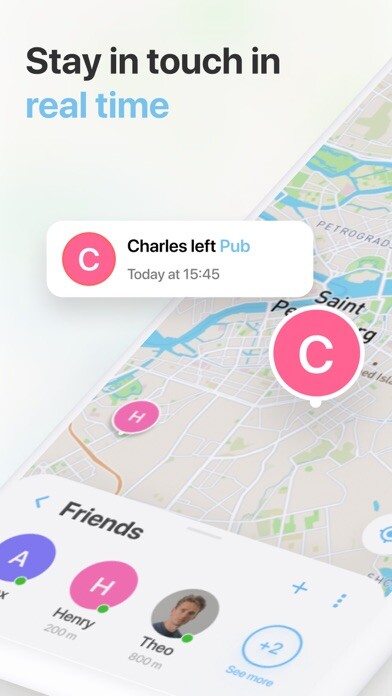 Emulate iPhone app Scout - Friends GPS Tracker using MyAndroid