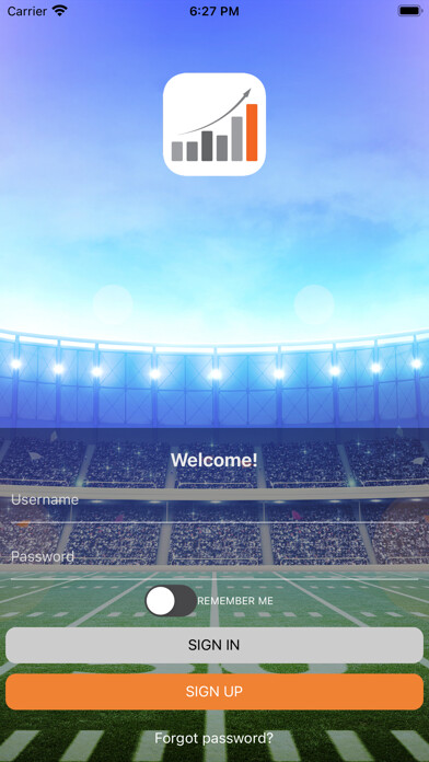 Emulate iPhone app scoutSMART-Recruit using MyAndroid